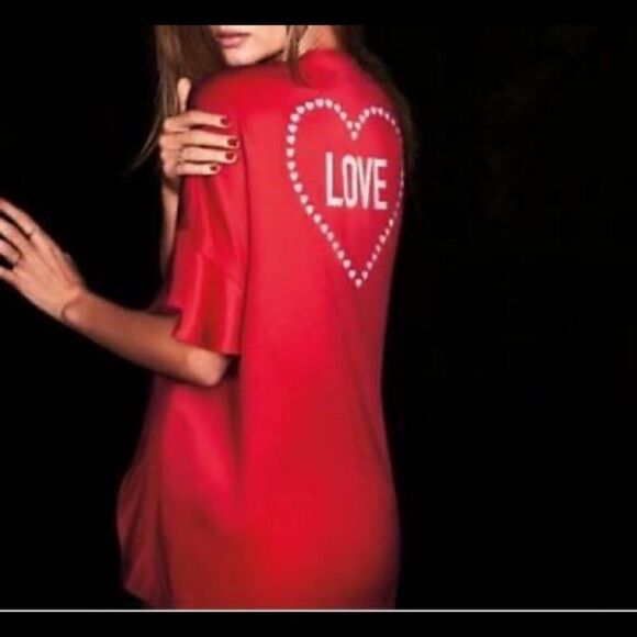 🏷️ 5 for $25 - VICTORIA'S Secret Love Silky Slip Kimono Robe - Picture 1 of 7